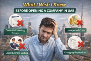 What I Wish I Knew Before Opening a Company in UAE